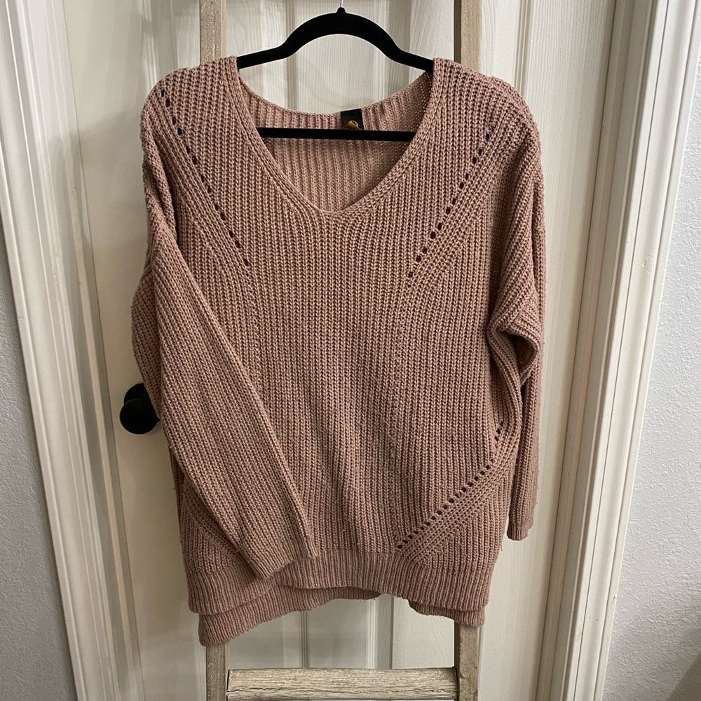 Mauve oversized sweater
